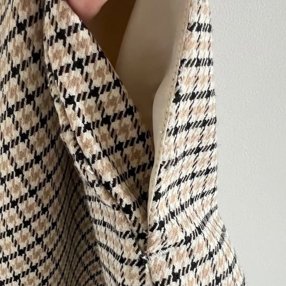 *new* aritzia wilfred check / houndstooth mini skirt - size 0 - Picture 6 of 9